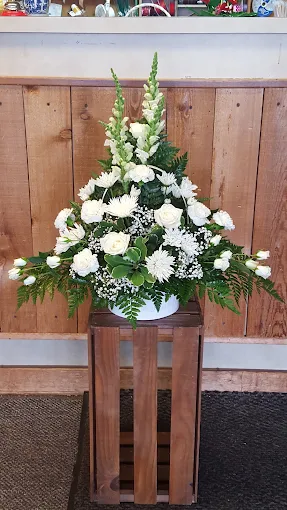 White sympathy arrangement